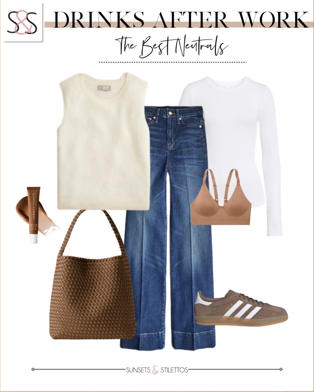 Loving this tank for spring! Dark denim jeans upscale any outfit, and so many sneaker or shoe options work great here! 

Sunsets and Stilettos, workwear, adidas sneakers 

#LTKOver40 #LTKWorkwear #LTKFindsUnder50