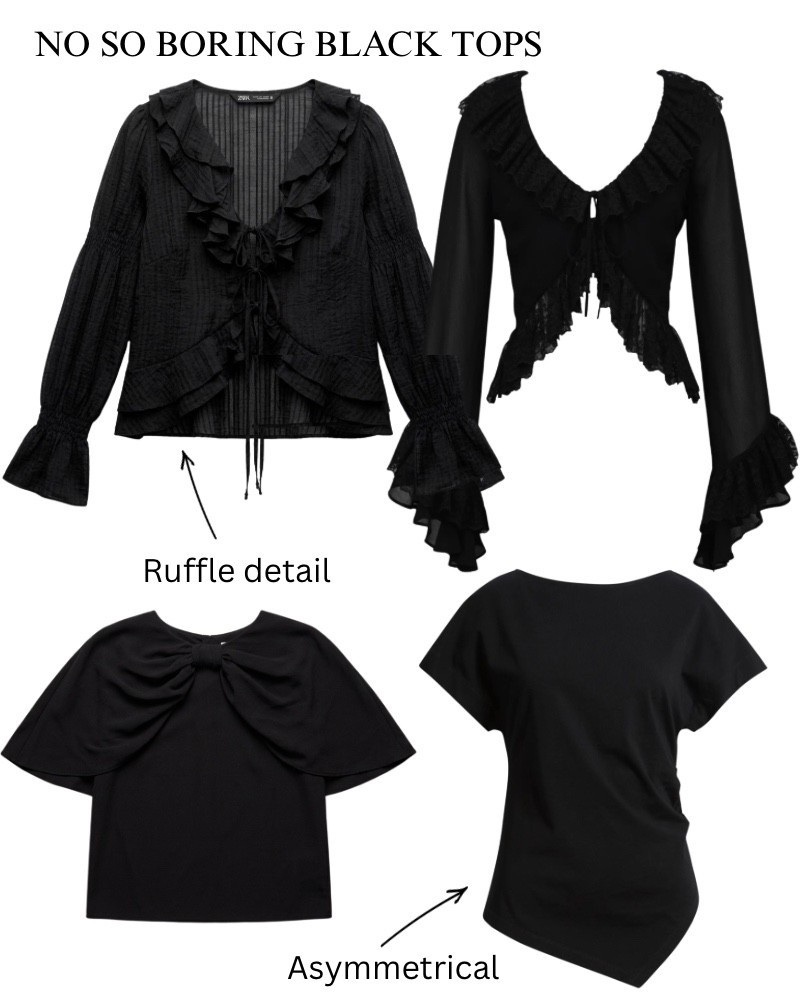 Black tops that aren’t boring, bell sleeve, ruffle, work, asymmetrical, long sleeve, short sleeve, summer, casual, dressy.
@nordstrom

#LTKootd #LTKSaleAlert