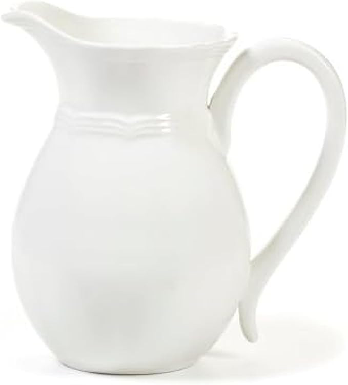 Mikasa French Countryside Pitcher, 47-Ounce, Ivory - 5093641 | Amazon (US)