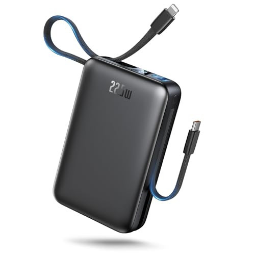 IGGPBB Portable Charger 50000mAh Power Bank,Portable Phone Charger with 2 Built in Cables,22.5W Fast Charging Travel Essentials Battery Pack for iPhone/iPad/MacBook/Android/Samsung Galaxy | Amazon (US)