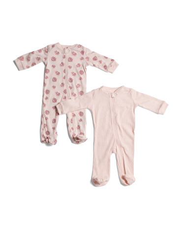 2pc Newborn Girls Coveralls | TJ Maxx
