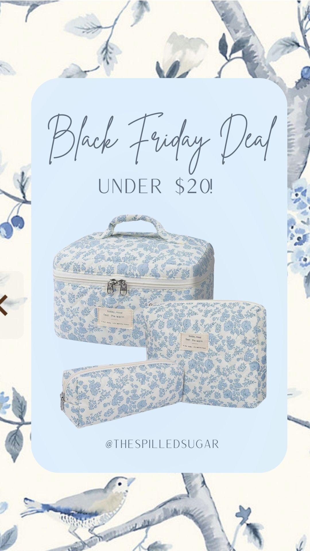 Some cute cosmetic bag finds from Amazon on sale for Black Friday! Fill with some skincare/makeup products for a fun gift idea!

#LTKselfcare #LTKCyberWeek #LTKGiftGuide