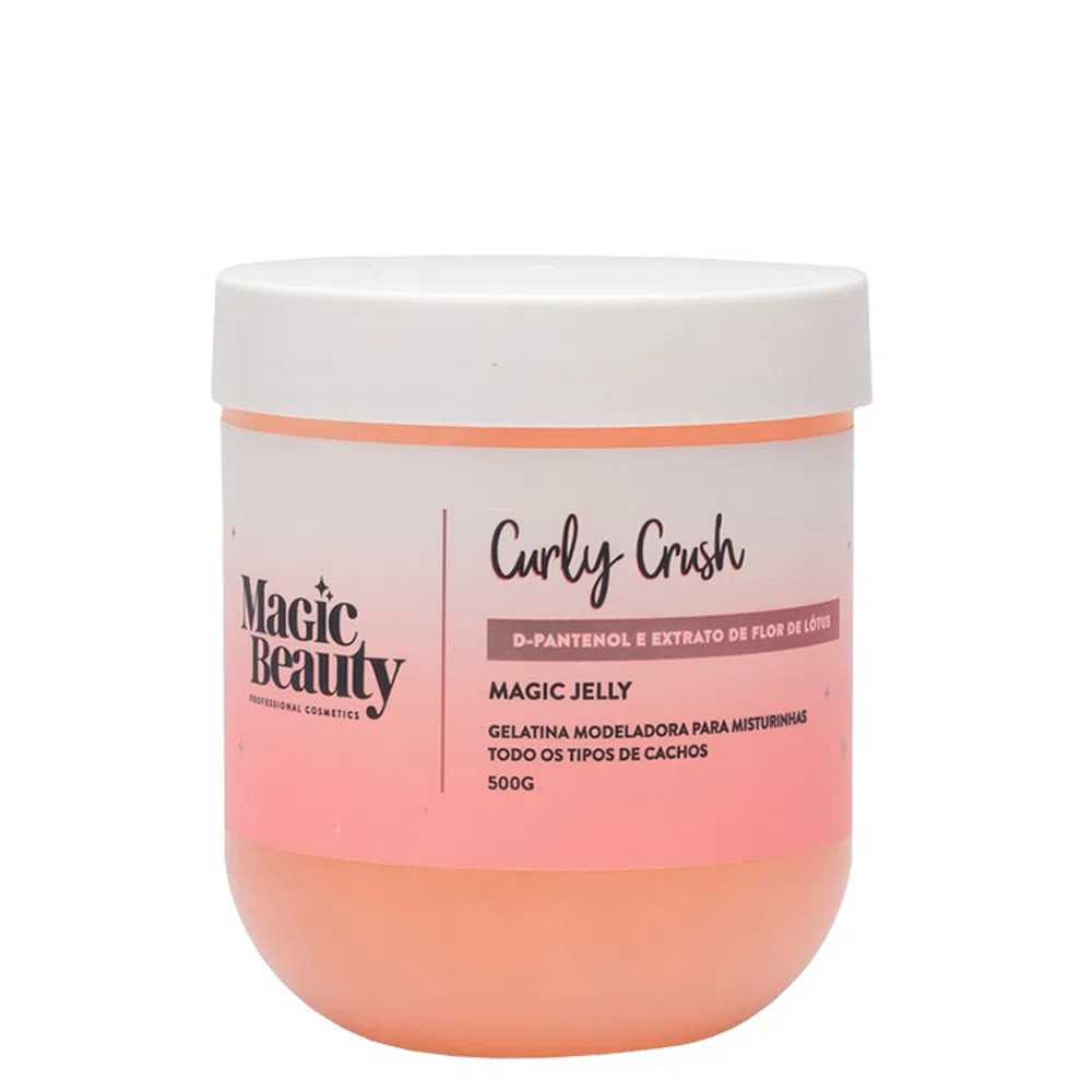 Gelatina Modeladora Magic Beauty Curly Crush 500 g - AMOBELEZA - Produtos para Cabelo, Perfumes e... | Amobeleza (BR)
