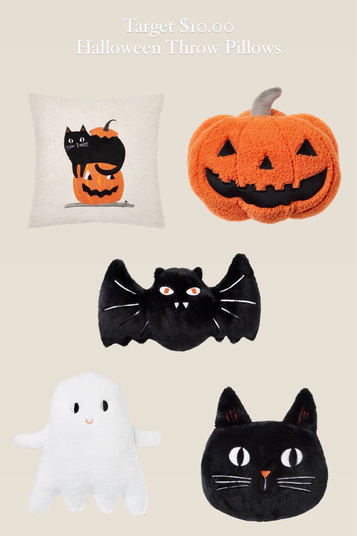$10.00 target Halloween pillows! 

#LTKhome #LTKSeasonal #LTKkids
