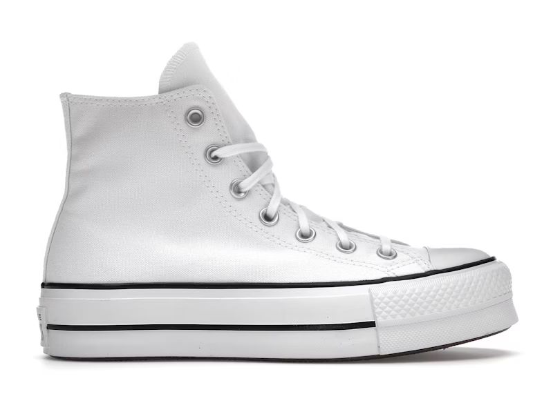 Converse Chuck Taylor All-Star Hi Platform White Black (W) | StockX