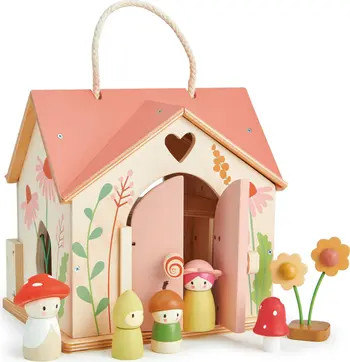 Rosewood Cottage Wooden Dollhouse Set | Nordstrom