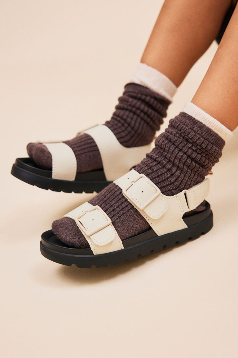 Strappy Sandals - Light beige - Kids | H&M US | H&M (US + CA)