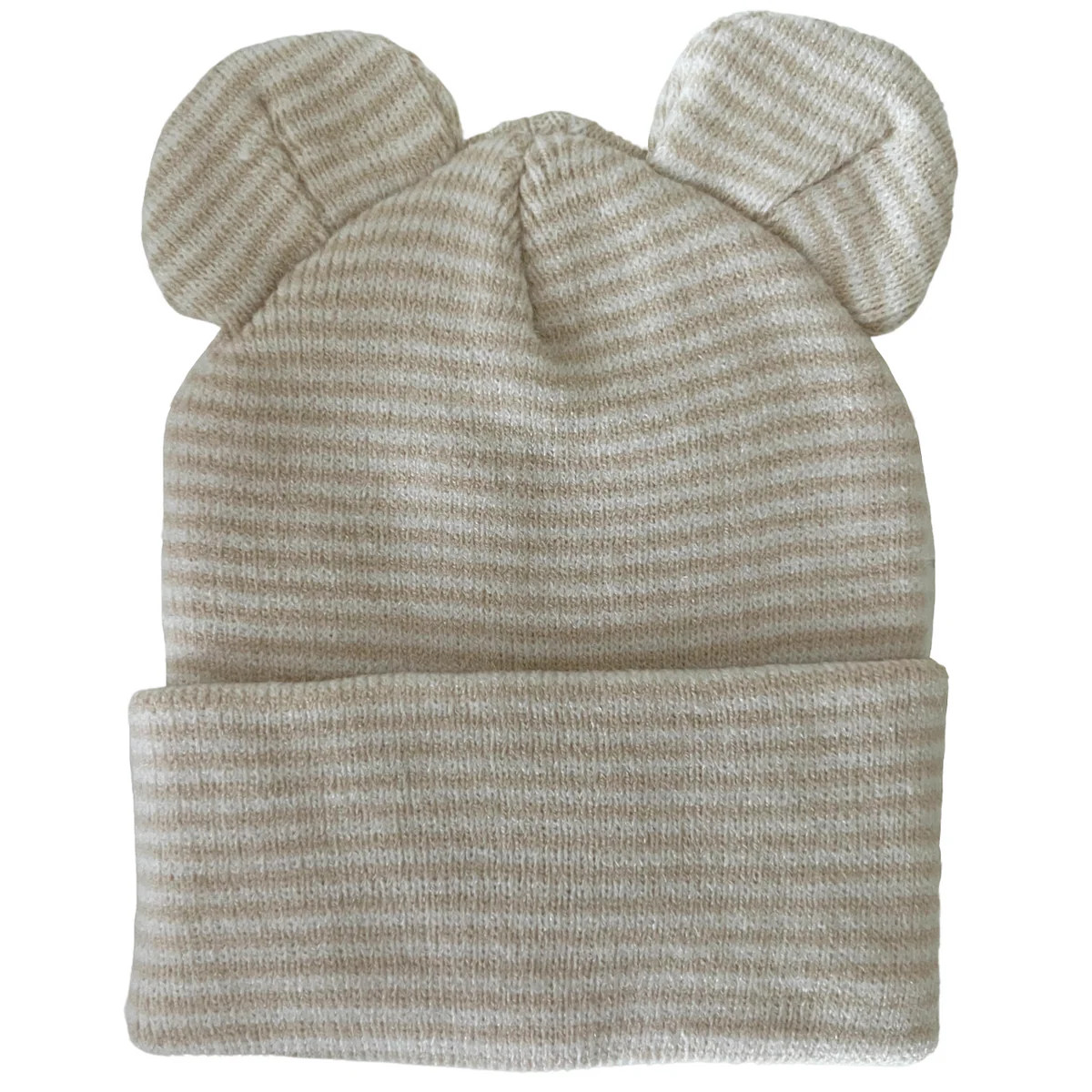 Baby's First Hat®, Sand/White Stripe Bear | SpearmintLOVE