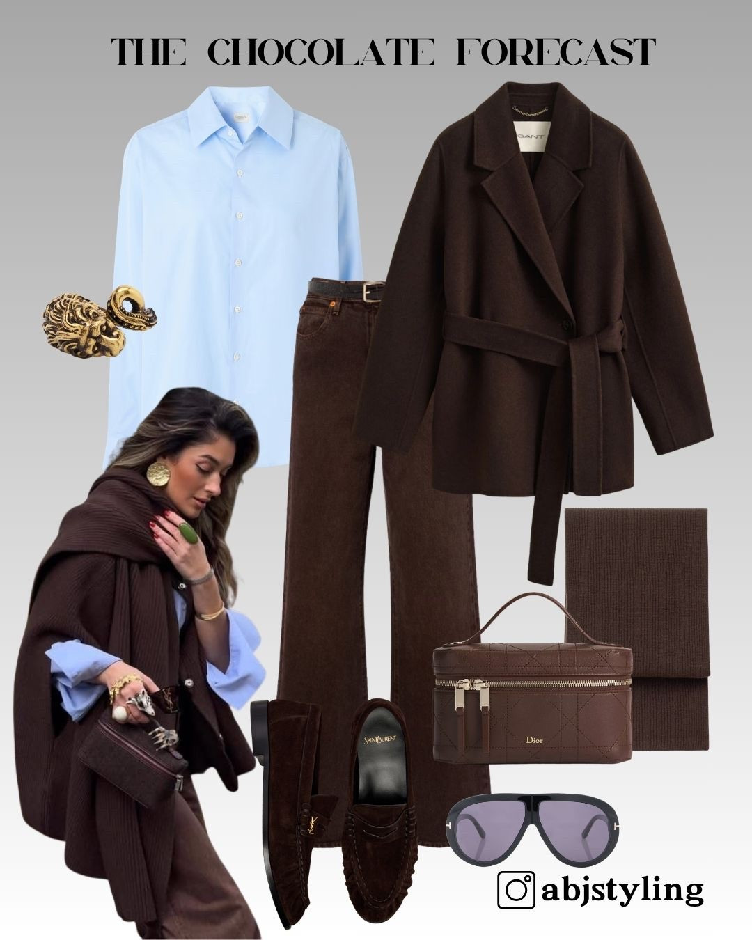 Chocolate Season 🤎

Chocolate brown with pale blue might be one of my favourite combinations for early autumn. I love the contrast of the crisp shirt against all those soft brown textures — wool, denim and suede.

Styling tip: when you’re wearing several pieces from the same colour family, change the textures rather than adding more colours. It gives a tonal outfit much more depth.

#LTKuk #LTKautumn #LTKFashionMonth