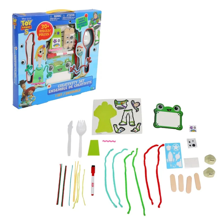 Disney and Pixar's Toy Story 5 Creativity Set with 30+ Craft Supplies for Kids | Walmart (US)