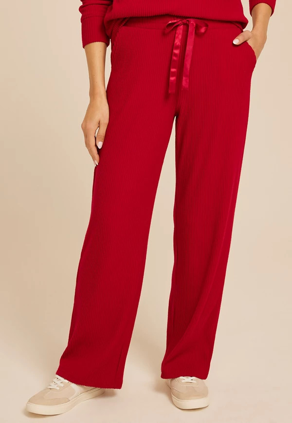 Cozy Ribbed Knit Wide Leg | Maurices