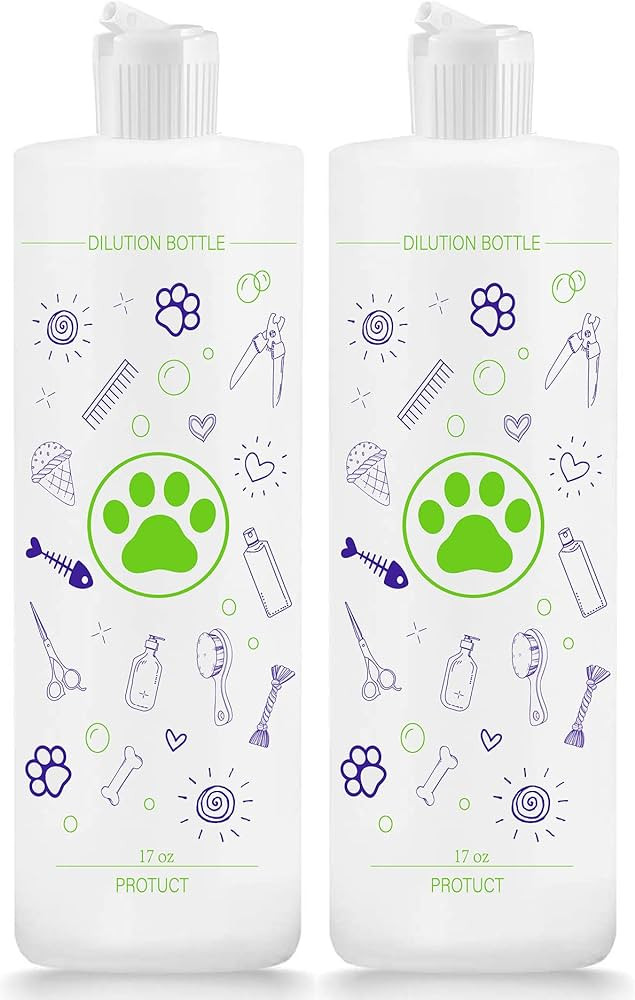 2 Pack Pet Shampoo Dilution Bottles, Specialties Mixing Bottle for Concentrated Dog Shampoo and C... | Amazon (US)