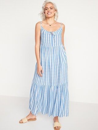Tiered Maxi Swing Sundress for Women | Old Navy (US)