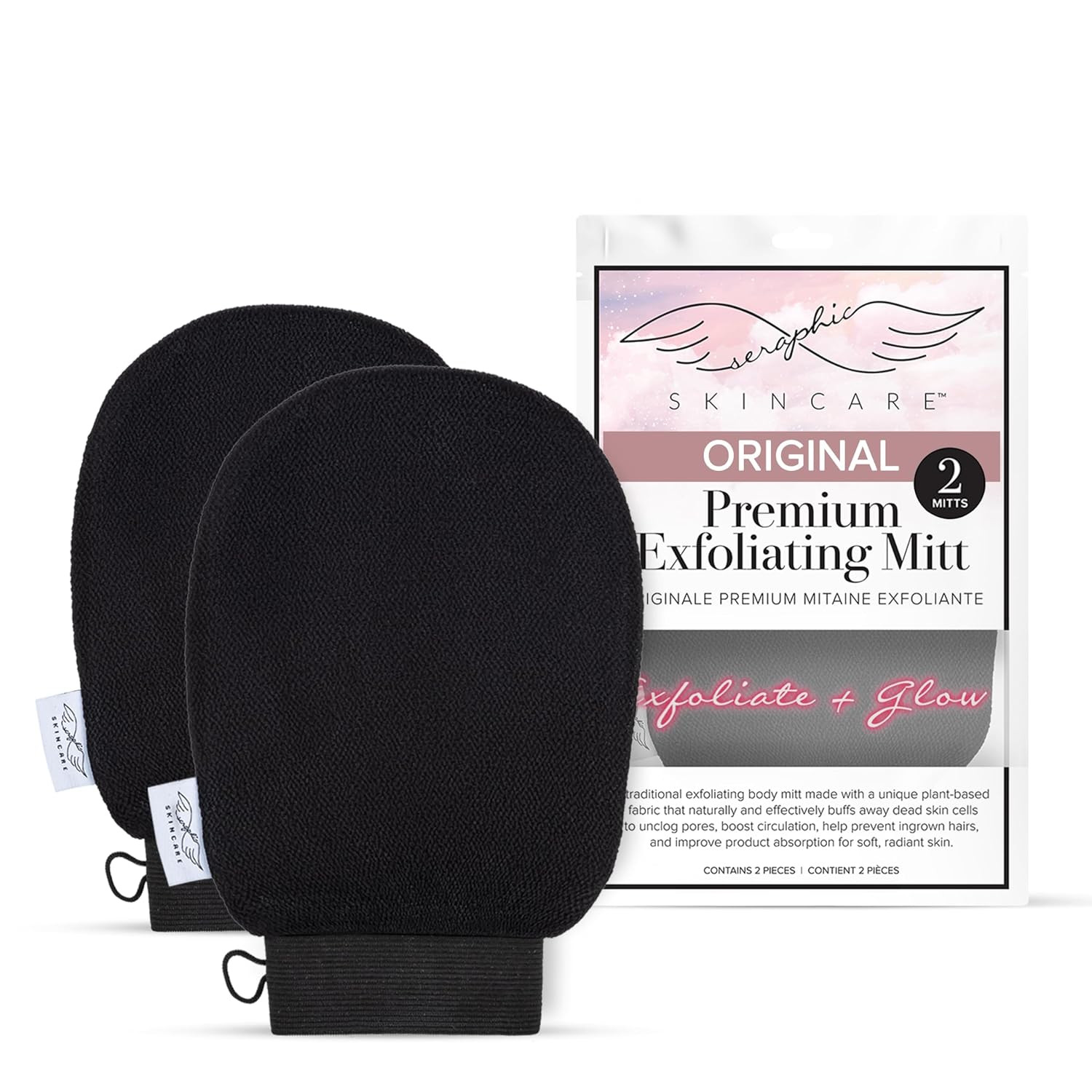 Original Premium Exfoliating Glove for Body 2pc - Body Scrubber Exfoliator | Amazon (US)