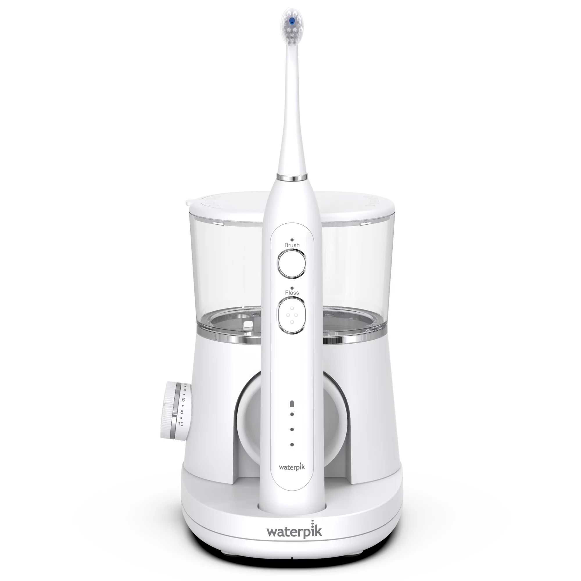 Waterpik Sonic-Fusion Flossing Toothbrush Oral Irrigator, White | Walmart (US)