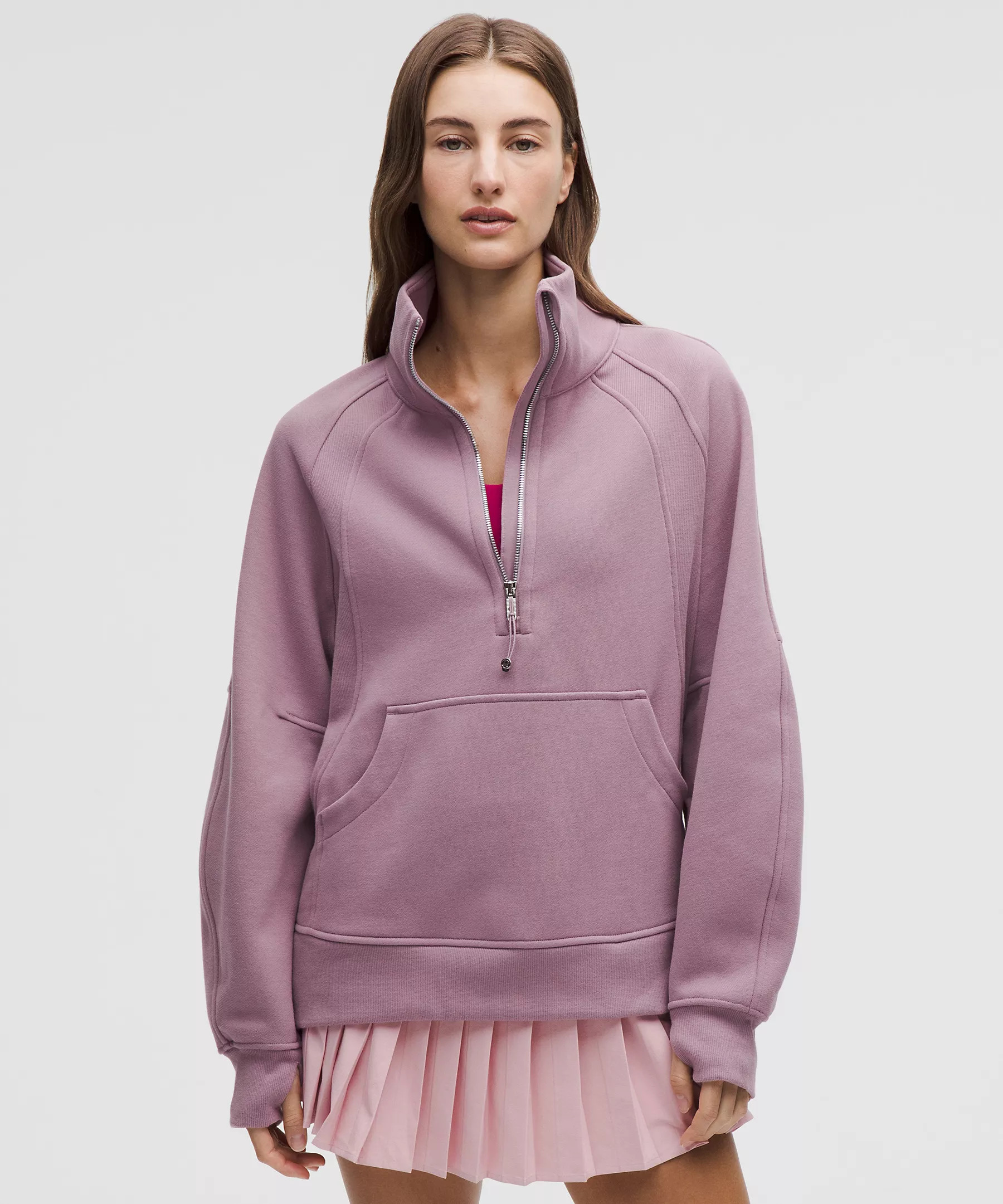 Scuba Oversized Funnel-Neck Half Zip *Long | Women's Hoodies & Sweatshirts | lululemon | Lululemon (US)