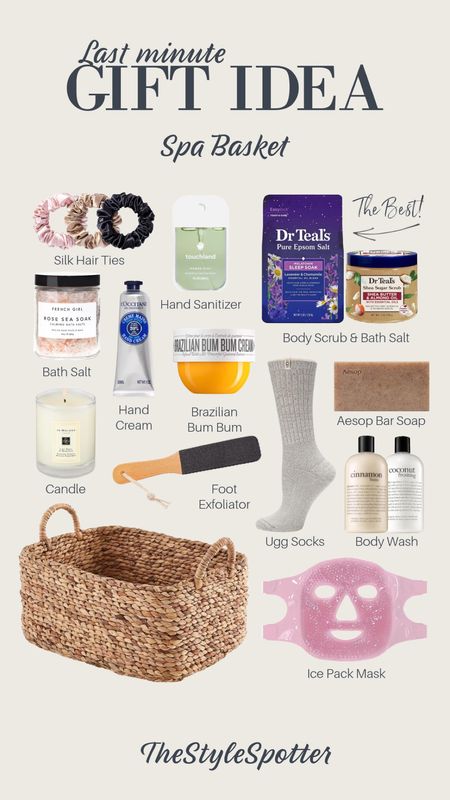Last Minute Gift Idea 🎁 Spa Basket
Looking for a last minute gift to put together in the next week? A spa basket is the perfect idea! Just pick out a fun basket and fill it with self care items such as lotion, candles, body wash and more. It’s the perfect gift sure to get plenty of use.
Shop the gift guide 👇🏼 🎁 

#LTKGiftGuide #LTKSeasonal #LTKHoliday