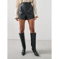 The Very Collection Pu Shorts - Black | Very (UK)