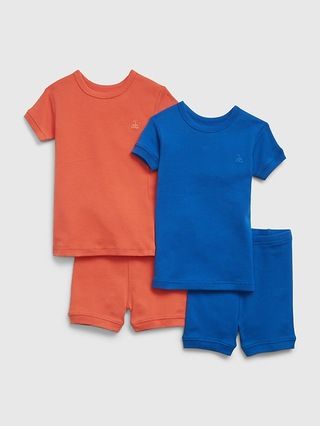 babyGap 100% Organic Cotton PJ Shorts Set (2-Pack) | Gap (US)