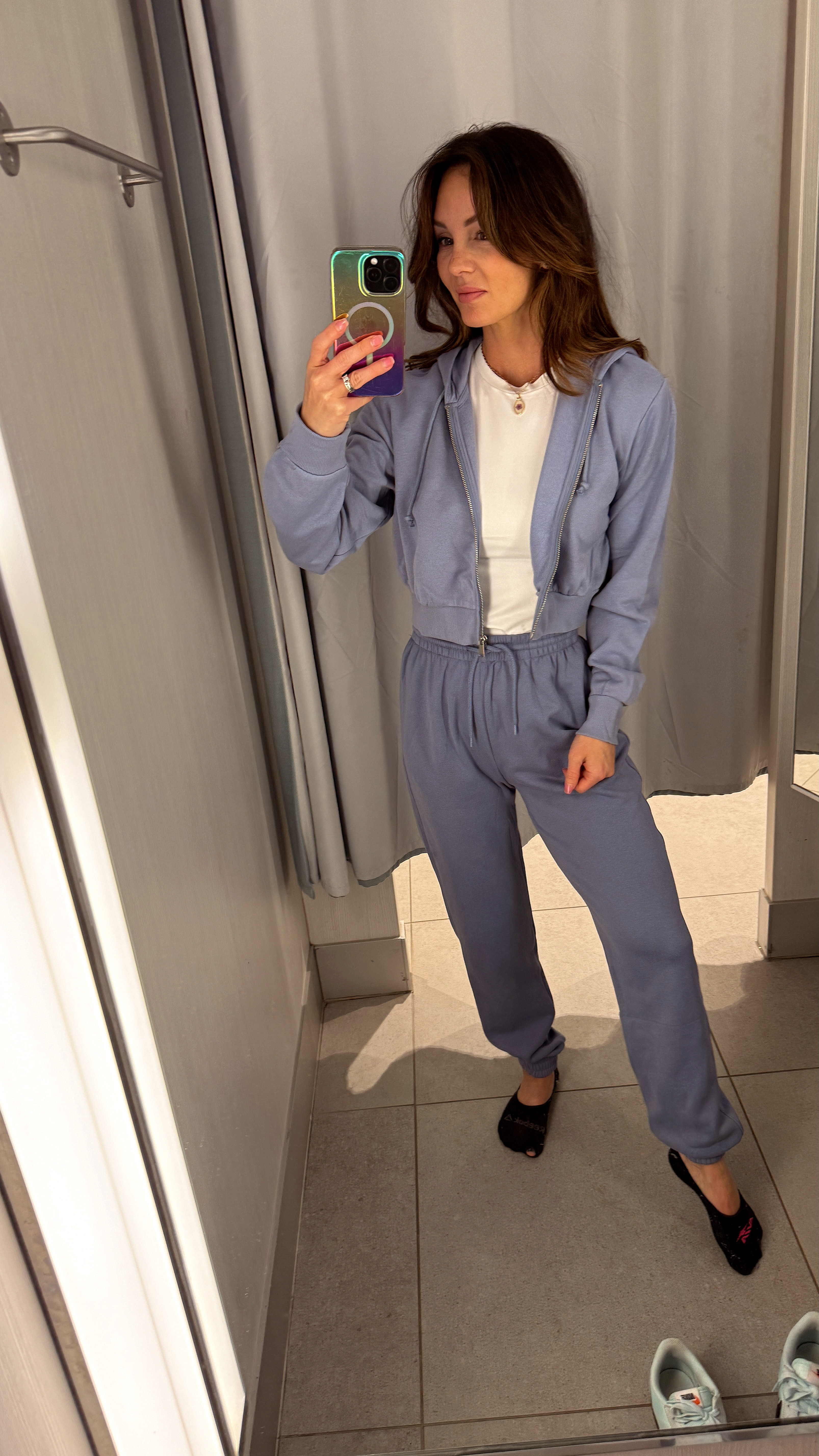 I've had these jogger for so long and LOVE them! They are high waisted & flattering. Wearing an xs here. Jacket is XS as well.  Comes in several colors! 

 

 #LTKActive #LTKFindsUnder50 #LTKStyleTip