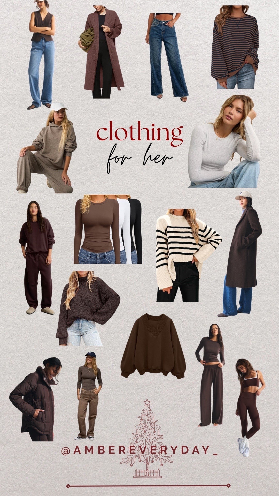 Clothing gift guide for her 🎄

#LTKmomlife #LTKHoliday #LTKGiftGuide