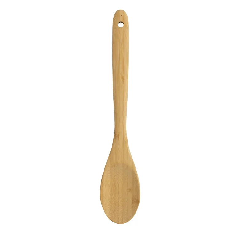 Mainstays Bamboo Cooking Spoon, Natural Bamboo, 13 in, 1 Piece | Walmart (US)