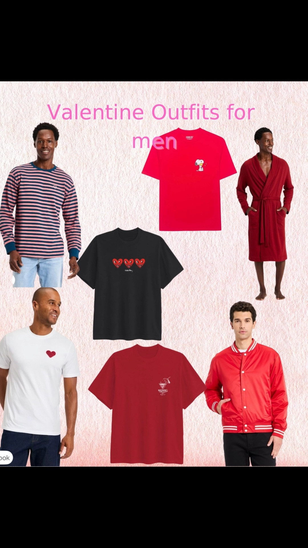 Valentine’s outfits for him ❤️
Whether it’s date night, lounging at home, or a casual dinner out, these are all easy, comfy, and still festive without being cheesy. Perfect for husbands, boyfriends, or anyone who needs a little Valentine upgrade.
Everything is linked here.

Valentine’s outfits for men, men’s Valentine shirts, Valentine’s Day outfit for him, graphic tees Valentine, men red shirts, Valentine loungewear men, date night outfit men

#LTKMens #LTKFindsUnder50 #LTKSeasonal