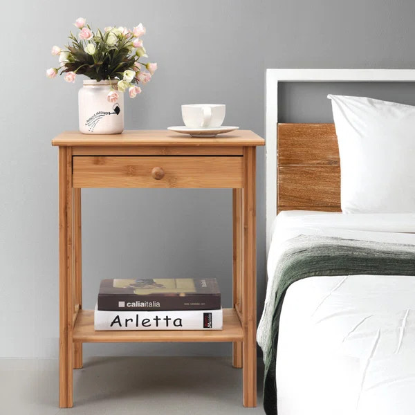 Cissell Solid Wood Nightstand (Set of 2) | Wayfair North America