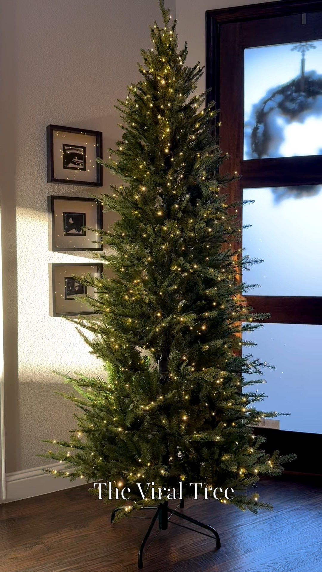 The viral tree that ALWAYS sells out. This is the 7.5 Slim. I will not decorate this one. Just enjoy the twinkly lights. It has a remote so you can change the colors and lighting effects too.

It’s absolutely beautiful! ✨

#LTKHoliday #LTKSeasonal