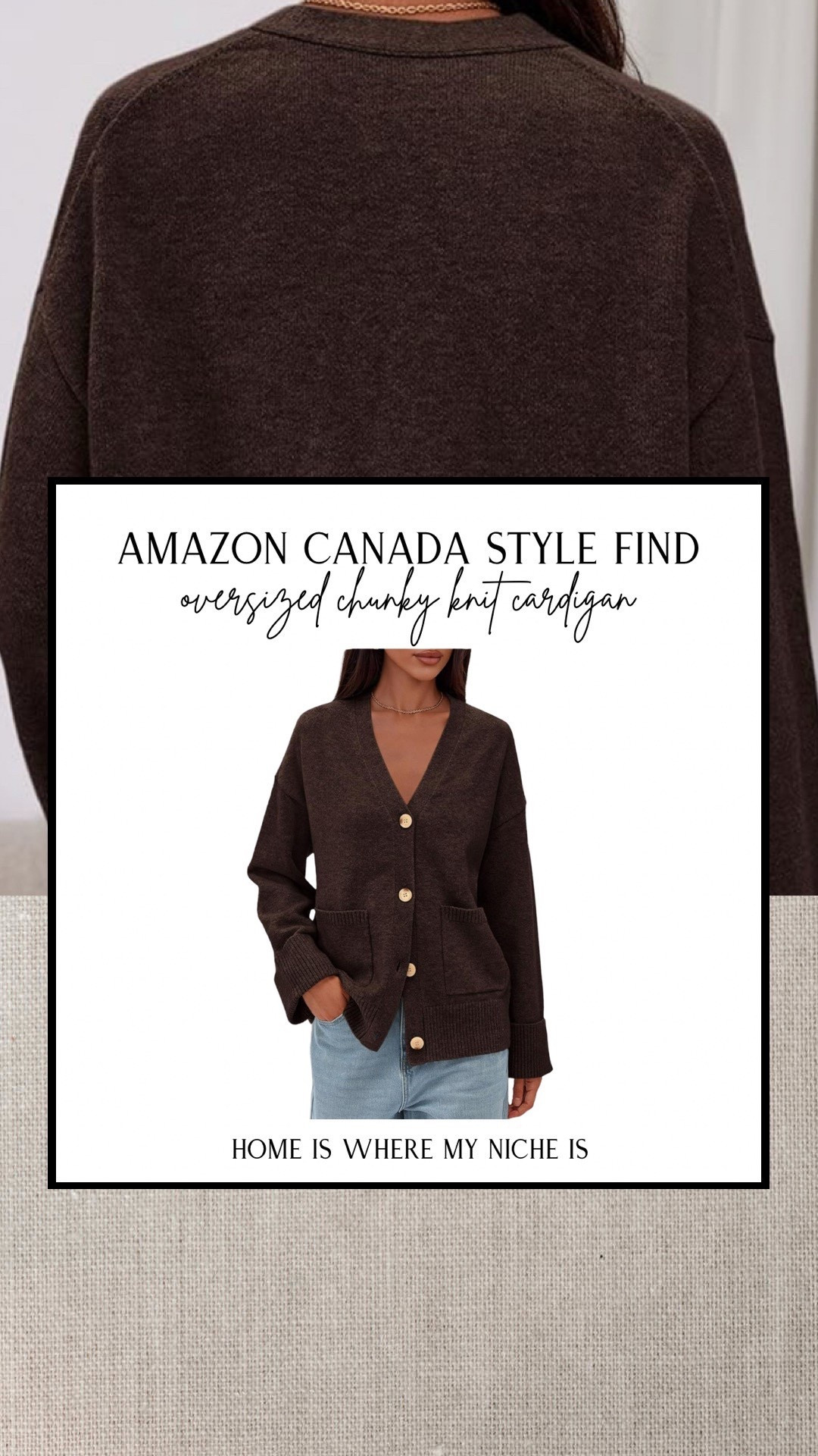S T Y L E / oversized chunky knit button up cardigan. Available in 8 colors, but it’s the brown for me

Amazon Canada | Fall Outfits

#LTKmidsize #LTKcanada #LTKstyletip