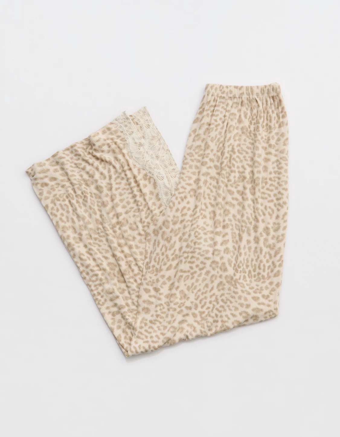 OVERSLEPT by Aerie Real Soft® Ribbed Trouser PJ | Aerie