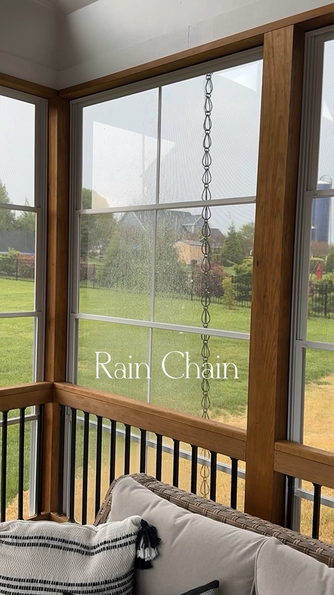 Rain Chain

This has been so fun watching the rain travel down my rain chain!! 

Rain chain, gutter adapter, rain chain anchor 



#LTKhome #LTKfindsunder50 #LTKVideo