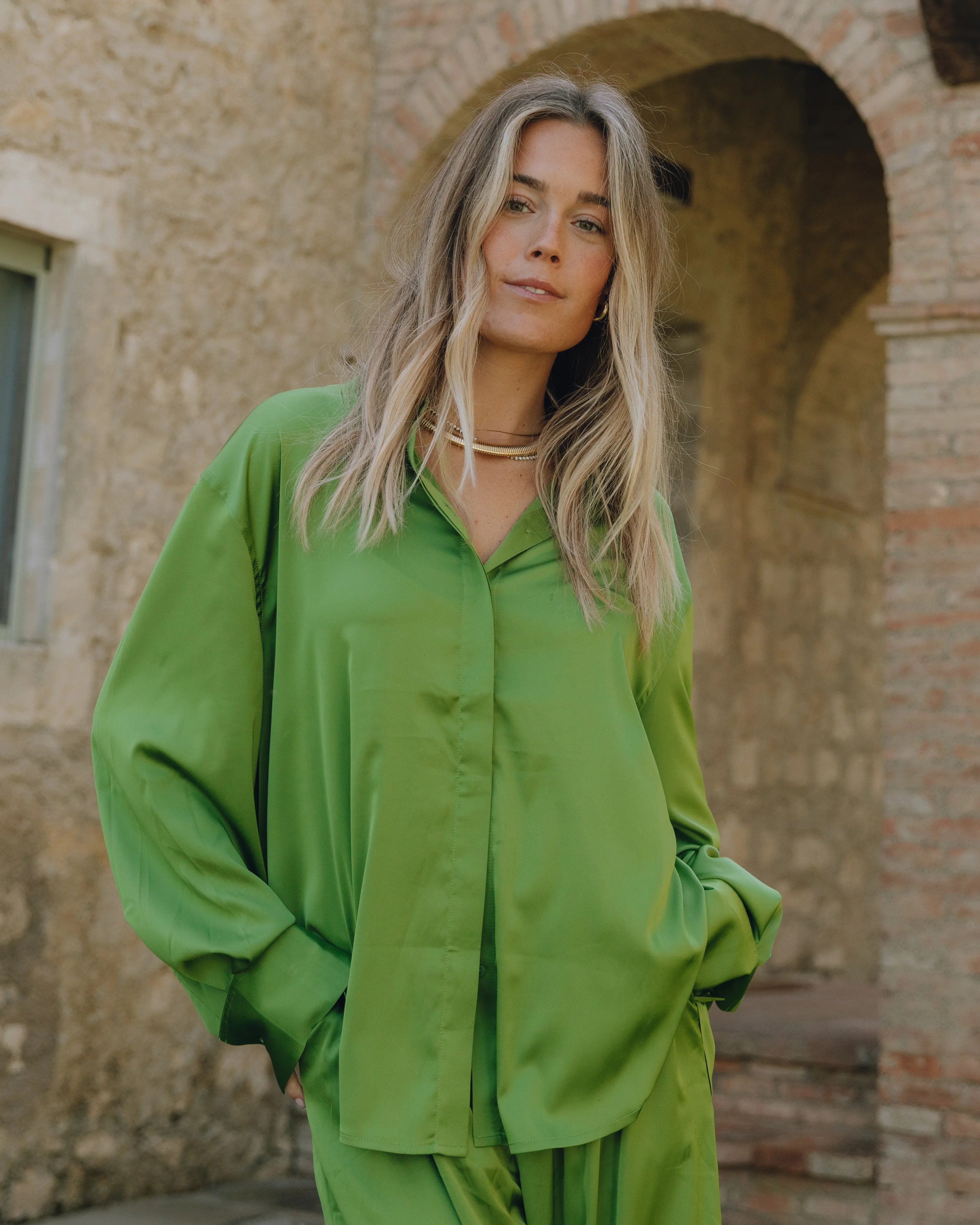 Silky Button Down | Daily Drills