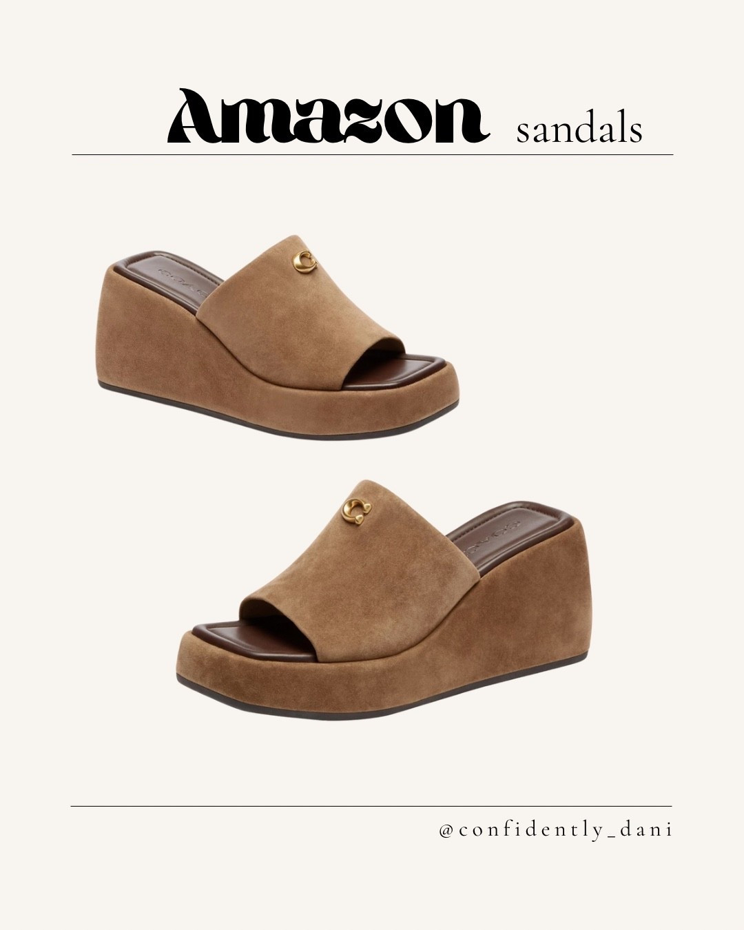 Coach sandals🧸

#LTKMothersDay #LTKgrwm #LTKootd