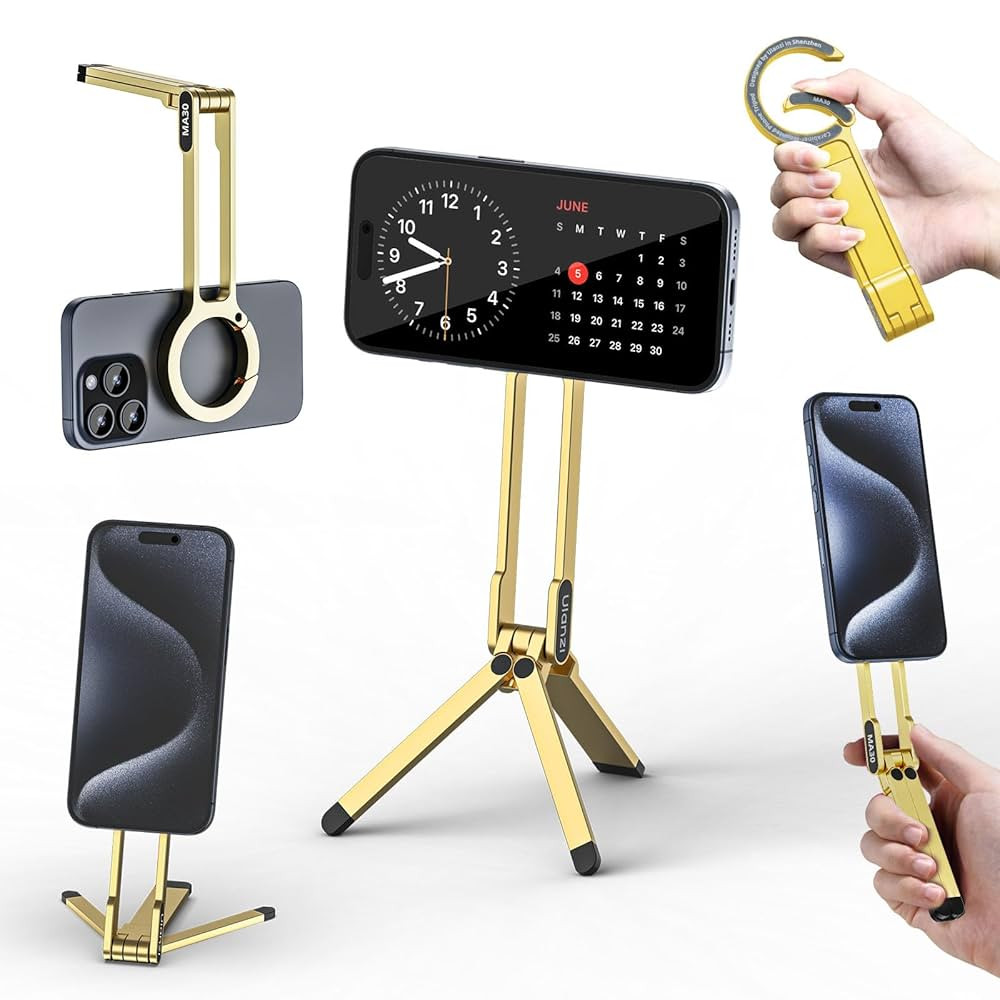 ULANZI MA30 Magnetic Phone Tripod Stand for iPhone - Aluminium Maglock Smartphone Mini Tripod Poc... | Amazon (US)