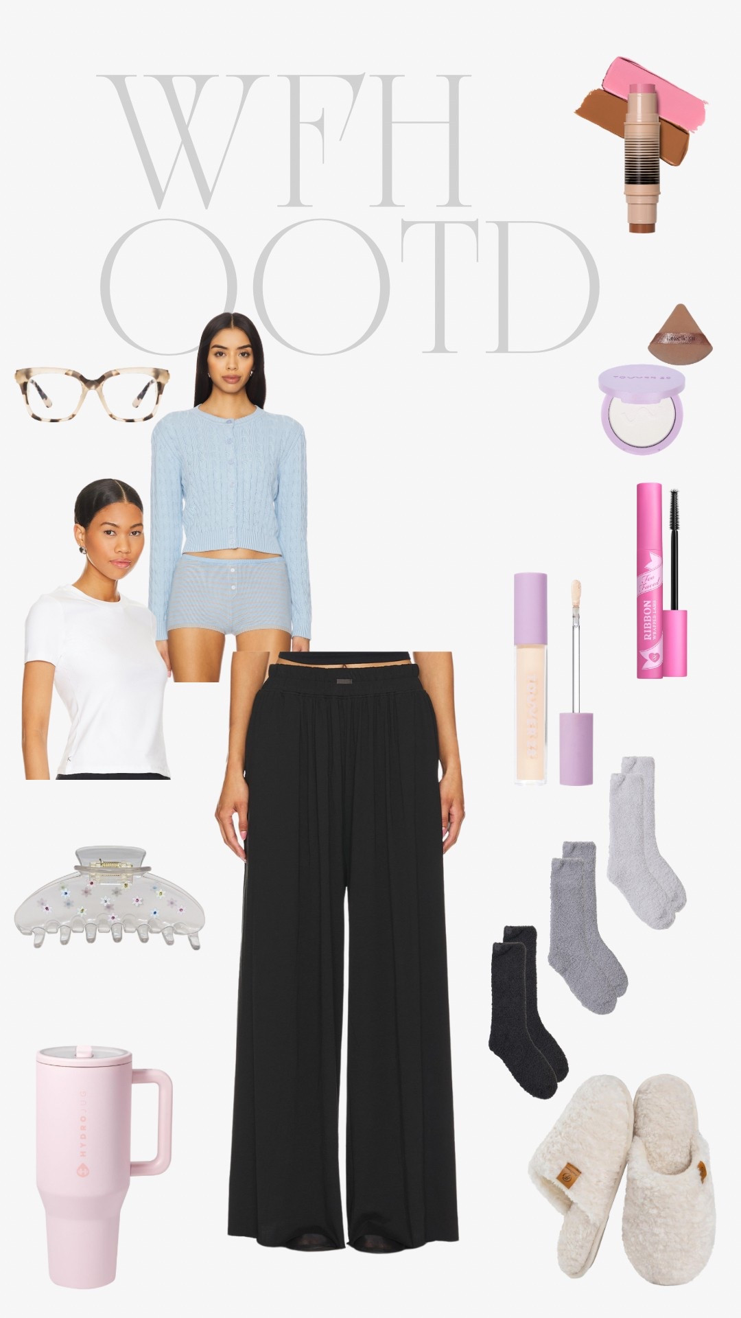 My essentials for a WFH day! I have these lunya pants in multiple colors - so worth it! 

#LTKBeauty #LTKStyleTip