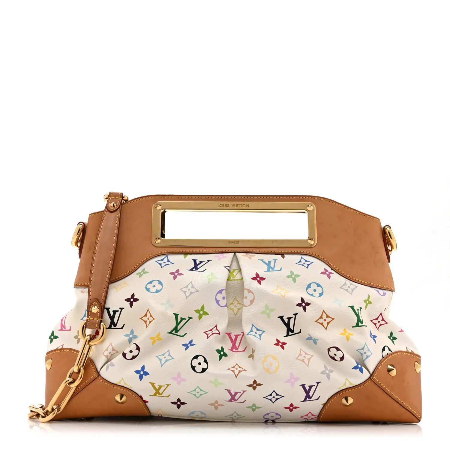 Monogram Multicolor Judy GM White | FASHIONPHILE (US)