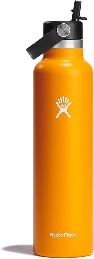 Hydro Flask 24 oz Standard Mouth Water Bottle with Flex Cap or Flex Straw,Starfish | Amazon (US)