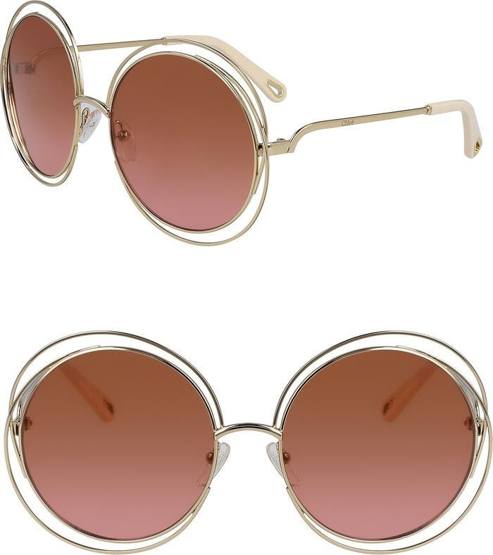 62mm Vented Round Sunglasses | Nordstrom Rack