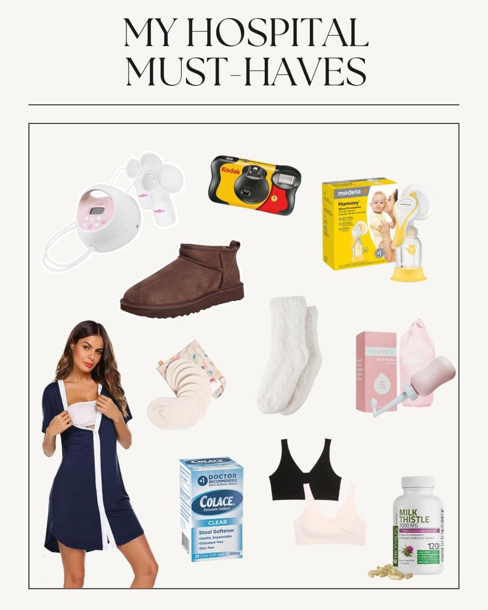 Things I wish I had brought to the hospital🙈 I hope this helps someone’s experience be a little more comfortable! 🫶🏻 

#LTKkids #LTKbaby #LTKbump