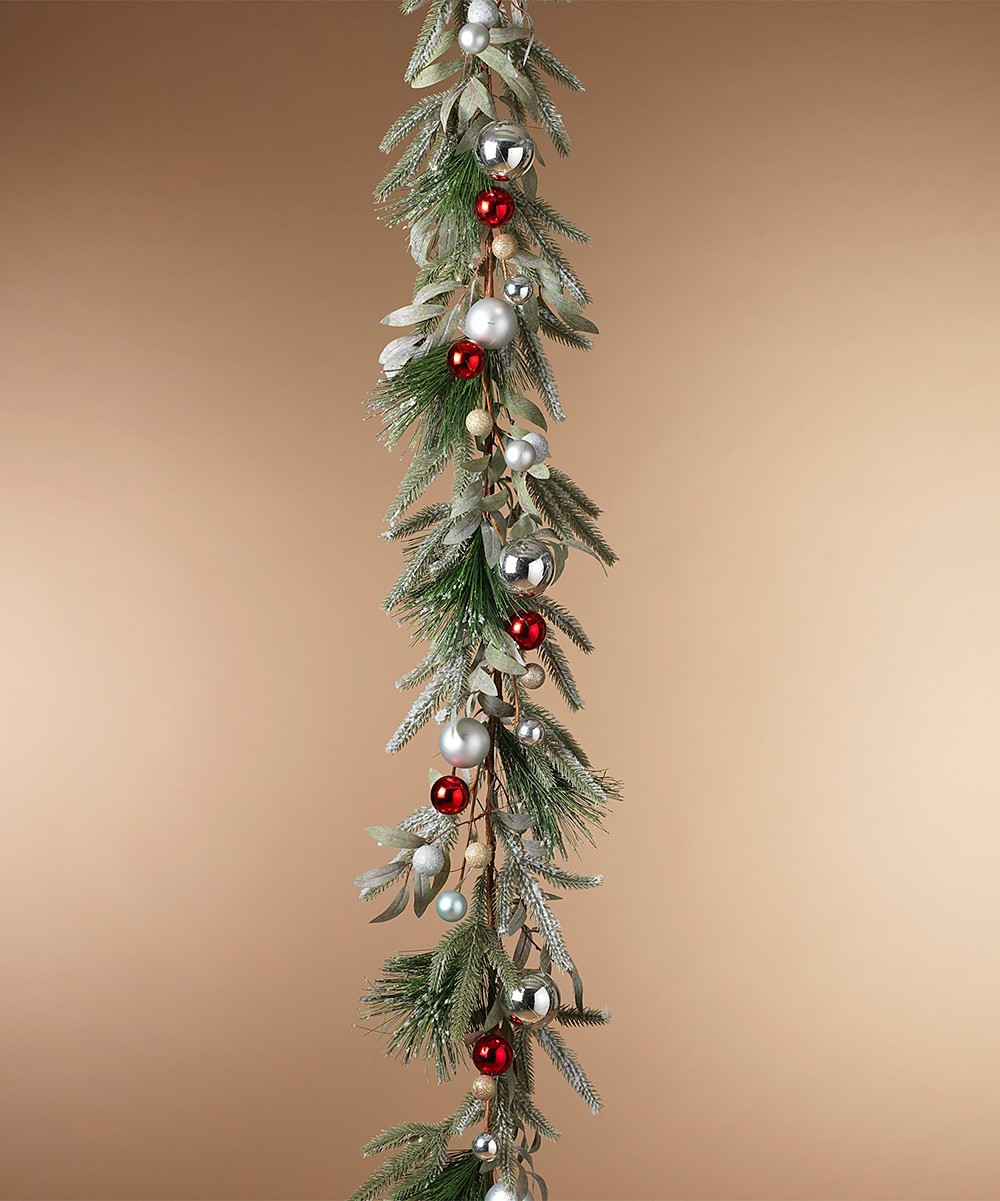 6' Ornament Holiday Pine Garland | Zulily