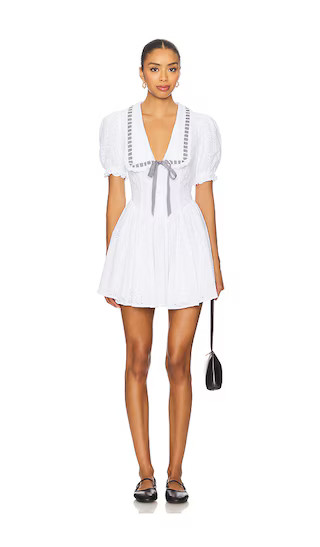 Graciela Mini Dress in White | Revolve Clothing (Global)