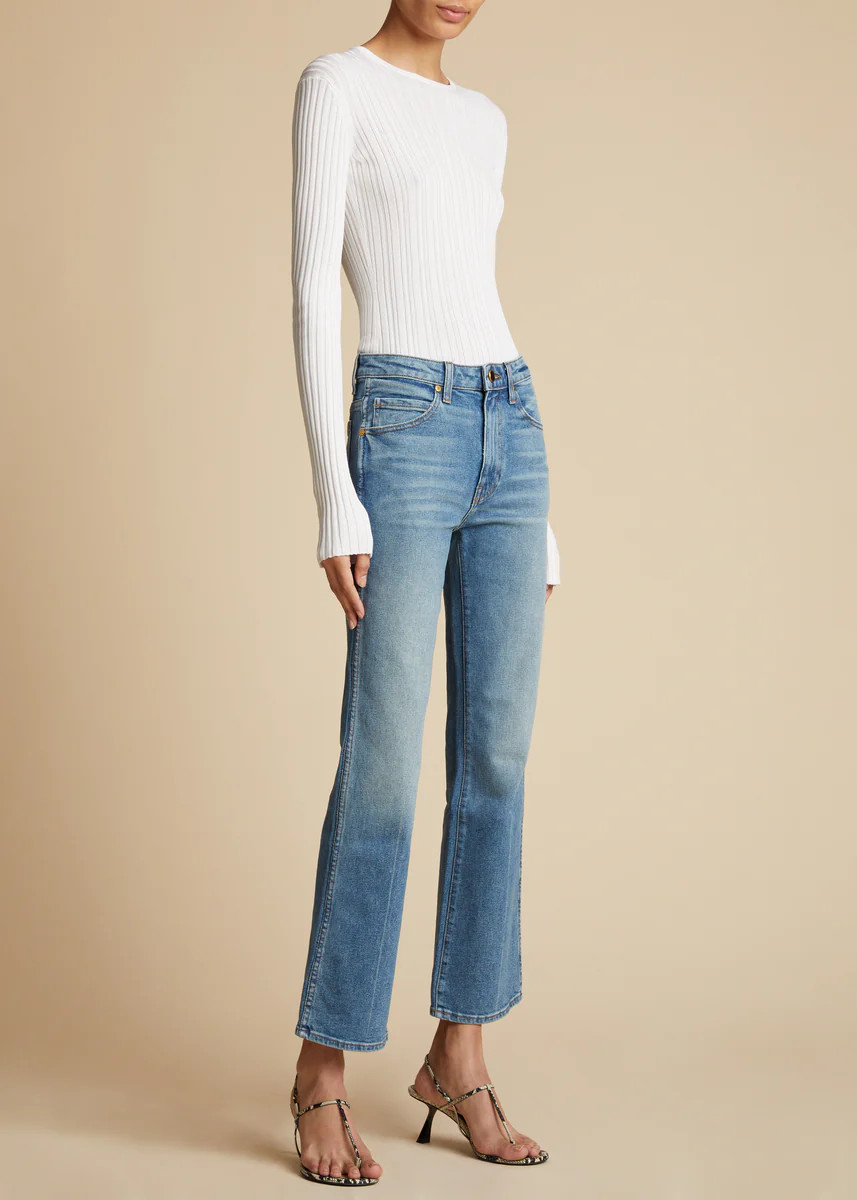 The Vivian Jean in Vintage Blue | Khaite