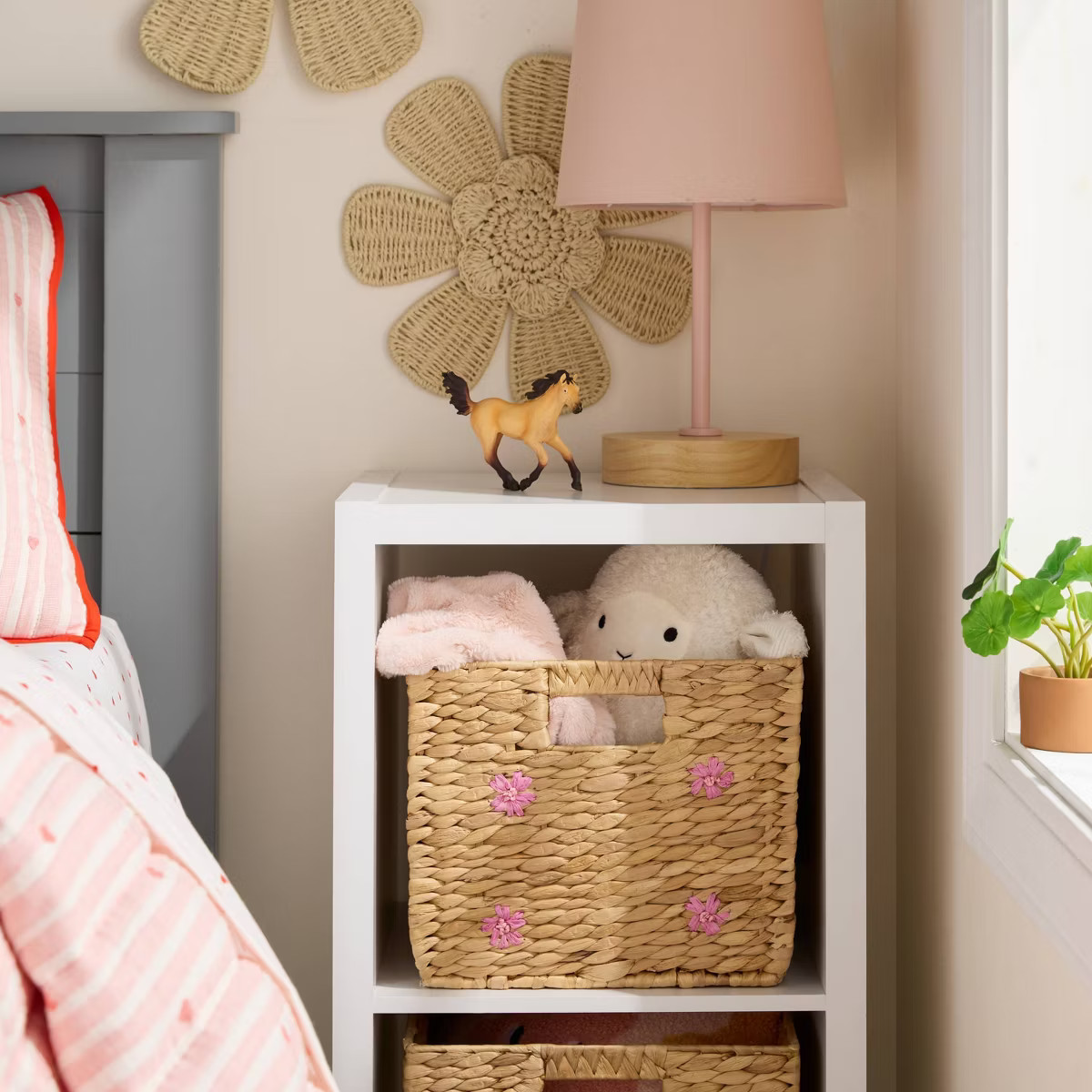 Kids' Natural Woven Square Basket - Pillowfort™ | Target