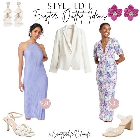 Spring dresses
Easter outfit idea
Easter dress
Sleeveless dress
Short sleeve dress
Long dresses
Pretty dresses
Spring heels
Clear strap heels
Flower heels
Petal earrings
Flower earrings
White blazer 
Fitted blazer
Church outfits
Workwear 
Wedding guest dress

#LTKfindsunder50 #LTKwedding #LTKworkwear