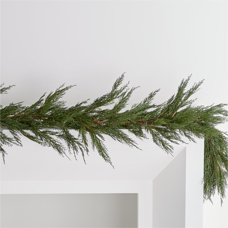 Faux Cypress Garland 77" + Reviews curated on LTK