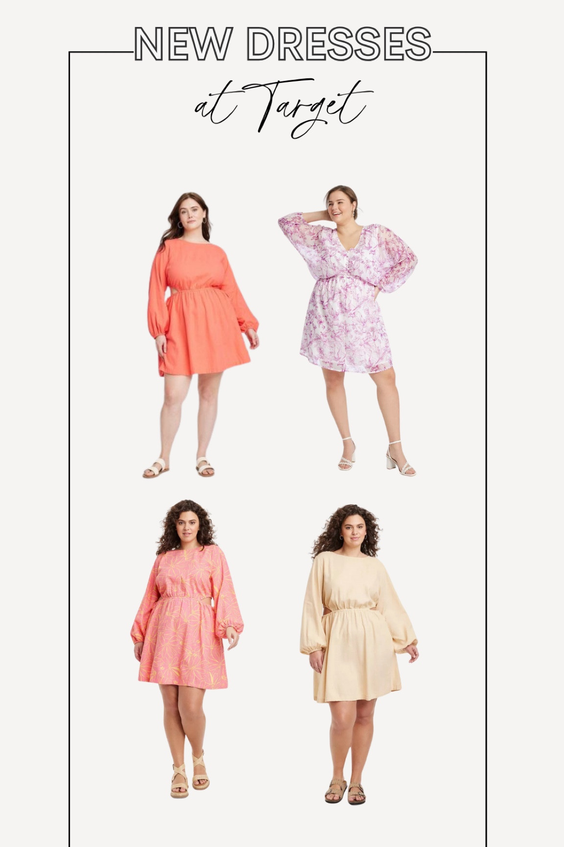 New spring dresses at target! 🌸💜

Plus size dresses- plus size 

#LTKfindsunder50 #LTKstyletip #LTKplussize