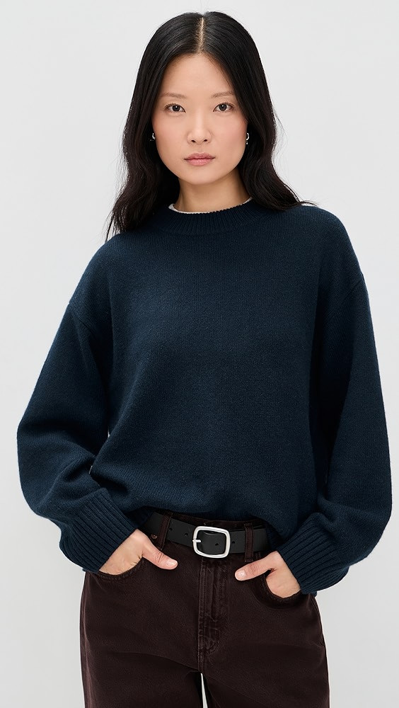 Cove Cashmere Oversized Crew Pullover | Shopbop