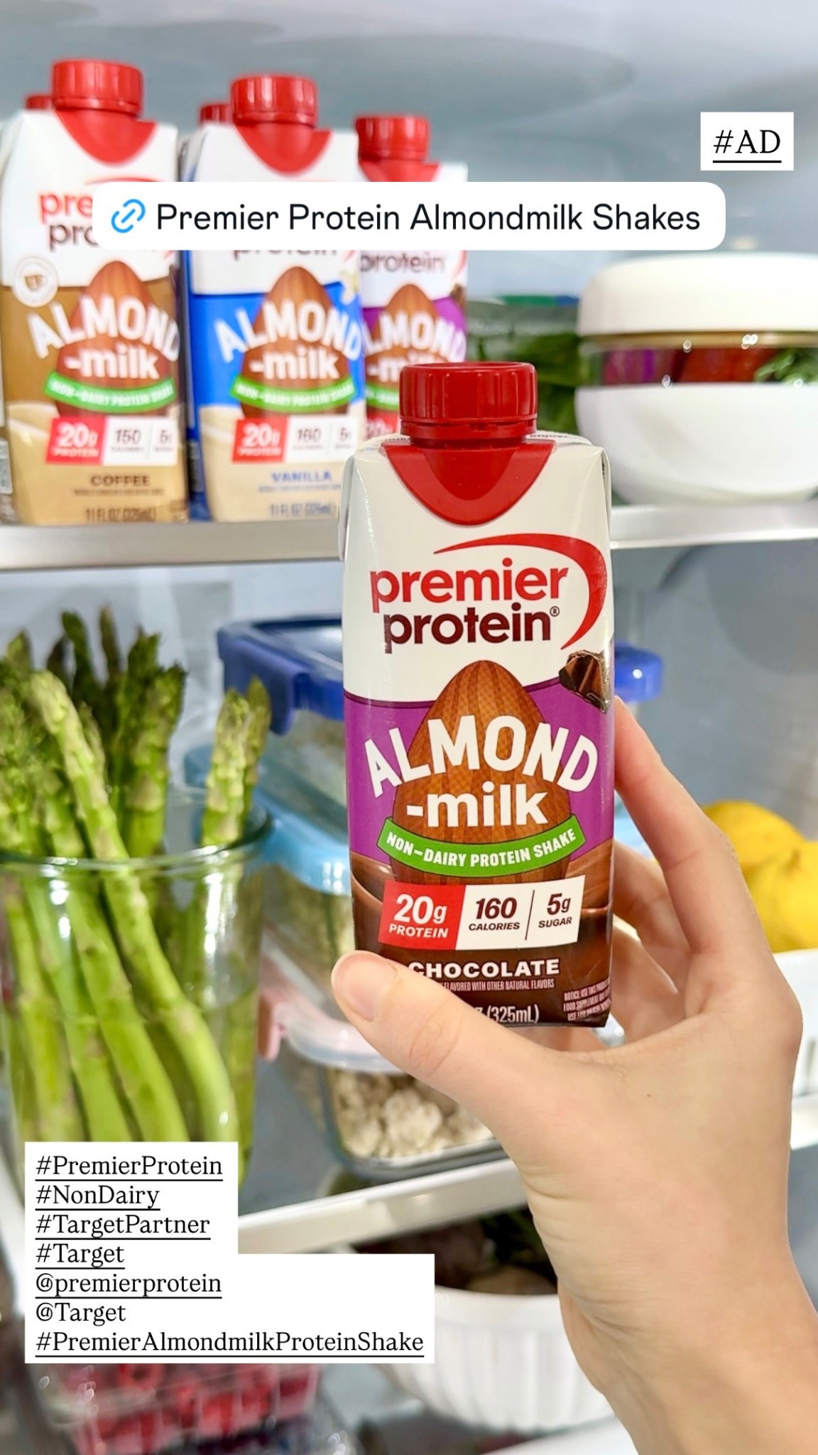 #ad #PremierAlmondmilkProteinShake #PremierProtein #NonDairy #TargetPartner #Target @premierprotein @Target 