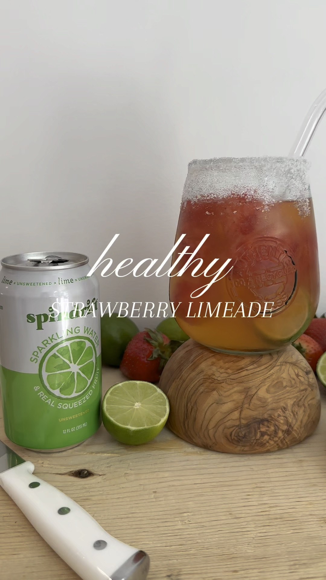 Healthy Strawberry Limeade! 🍋‍🟩🍓

#LTKActive